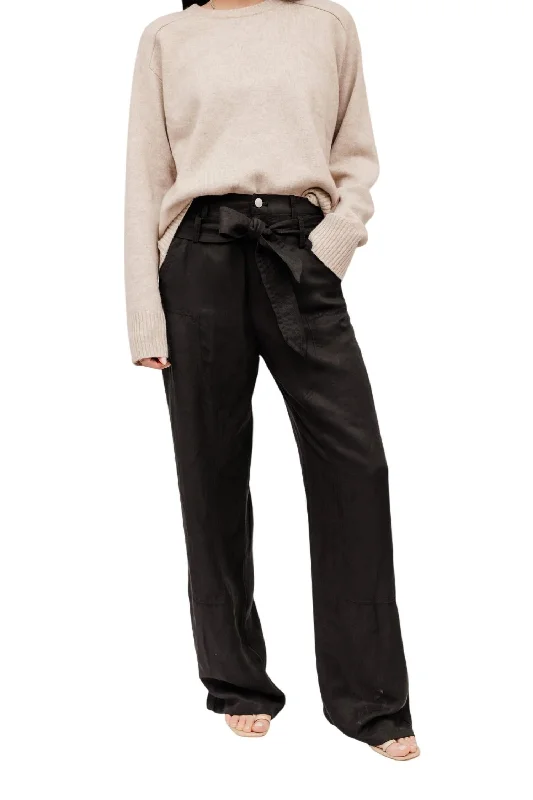 women's wool pantsBo Cupro Pant In Black