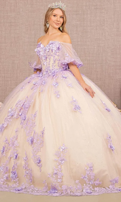 Formal Dress for Theme Park EventsElizabeth K GL3172 - Floral Ball Gown