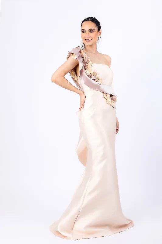 ELEGANT Formal Dress DesignsTerani Couture - One Shoulder Gown 2011E2424