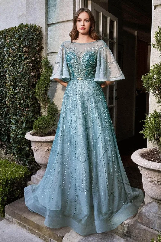 Formal Dress Trends 2023Cinderella Divine B719 - Bateau A-line Formal Gown