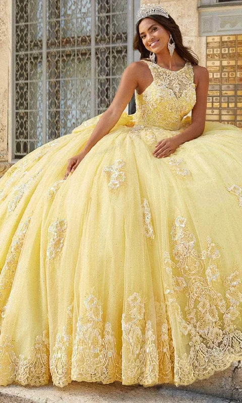 Formal Dress for Talent ShowsQuinceanera Collection 26032 - Floral Laced Ballgown