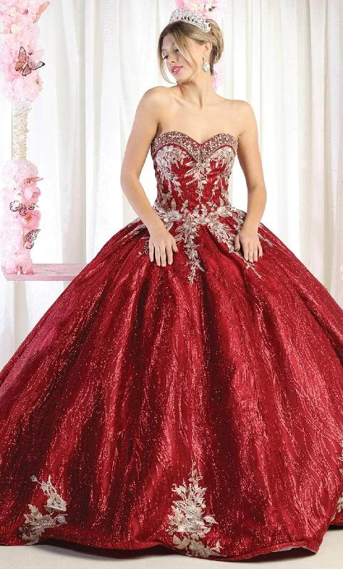 Custom Formal Dress TailorsMay Queen LK179 - Embellished Quinceanera Ballgown