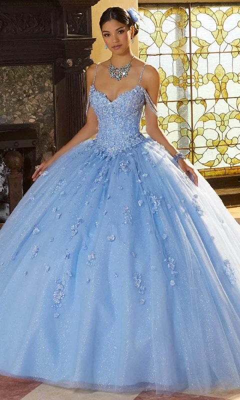 Formal Dress for Religious CeremoniesMori Lee 60155 - Thin Strapped Ballgown