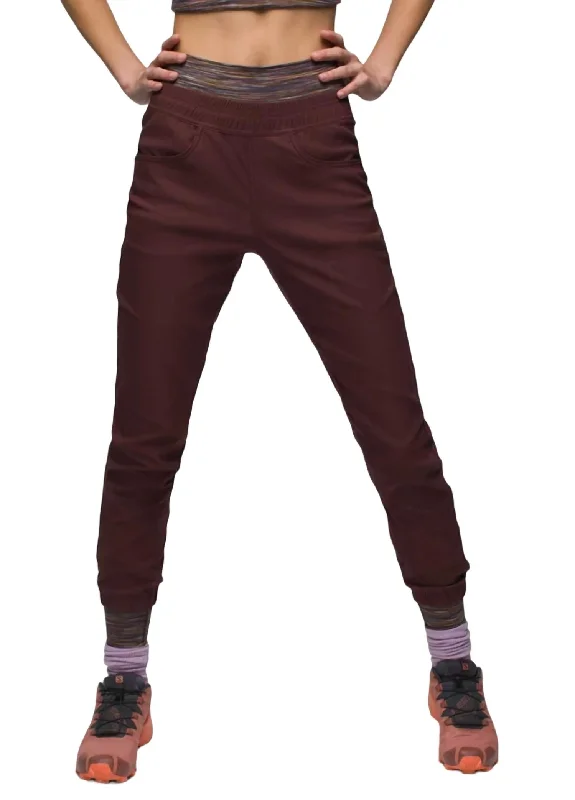 women's chiffon pantsHalle E-Waist Jogger In Cacao