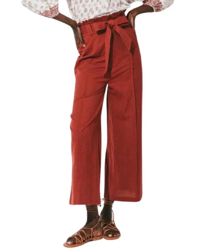 women's cool pantsAlthea Pants In Vintage Rust