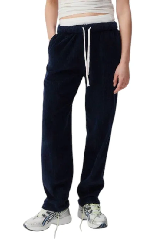 women's zipper pantsWomen's Trousers Padow In Navy