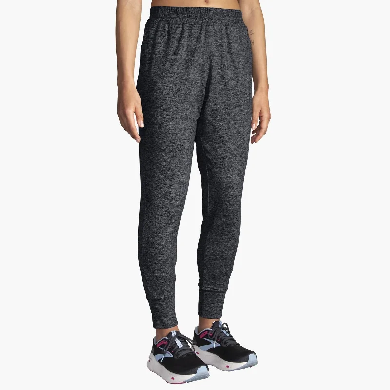 women's party pantsLuxe Jogger In Heather Black