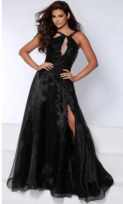 Formal Dress for Talent ShowsJohnathan Kayne 2627 - Halter Gown