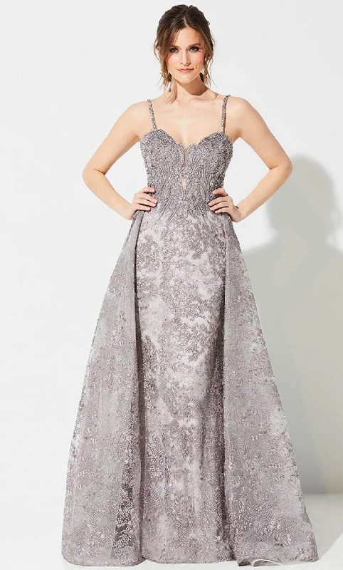 Formal Dress for Bar MitzvahsIvonne D 219D71W - Sweetheart Beaded Gown