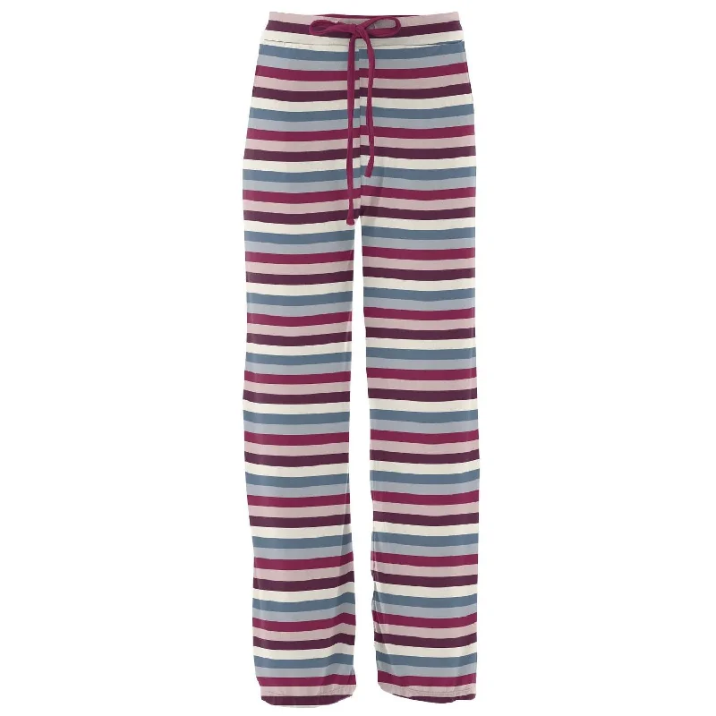 women's high-slung pantsWomen's Print Lounge Pants In Jingle Bell Stripe