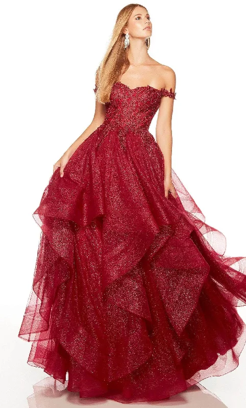 Formal Dress for Holiday PartiesAlyce Paris 61320 - Ruffled Gown