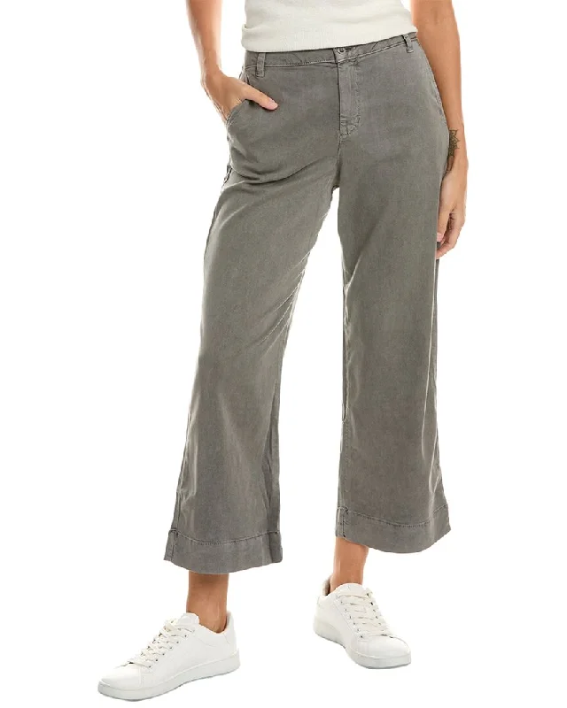 women's button-fly pantsBella Dahl Wide Leg Crop