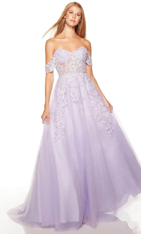 Formal Dress for Oscar NightsAlyce Paris 61297 - Lace Appliqued Gown