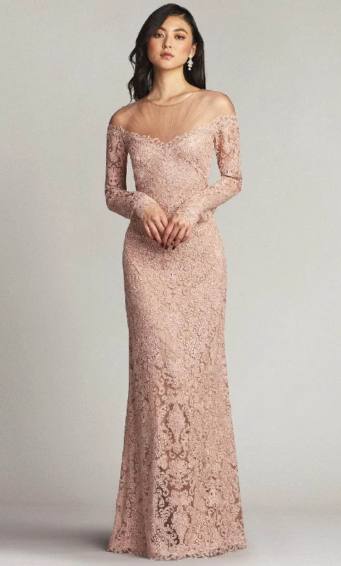 Formal Dress for Garden WeddingsTadashi Shoji BWH22868L - Embroidered Gown