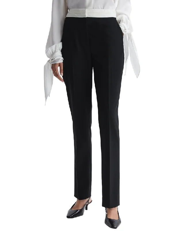 women's designer pantsReiss Olivia Wool-Blend Trouser