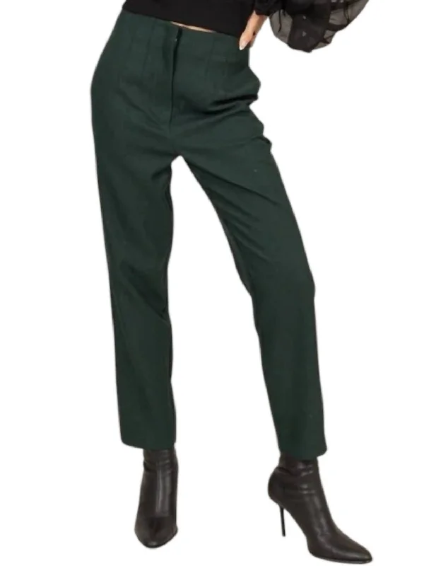 women's active pantsGabriel High Rise Trousers In Green