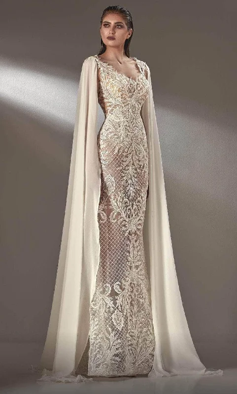 Formal Dress for Glamorous ThemesMNM COUTURE K3890 - Embroidered Gown