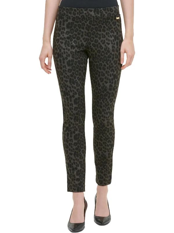 women's casual pantsWomens Animal Print Pull On Skinny Pants