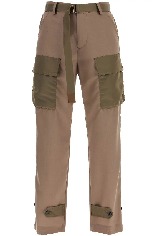 women's moisture-wicking pantsSacai Women's Cargo Pants With Inserts