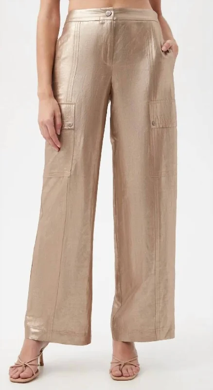 women's cool pantsFatima Pant In Gold