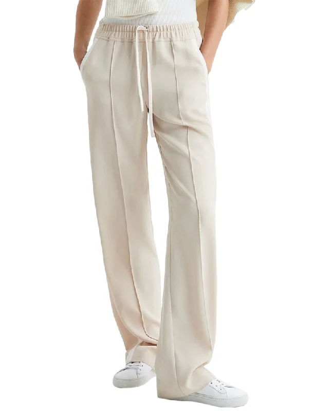 women's low-slung pantsReiss Frazer Wide Leg Side Stripe Trouser