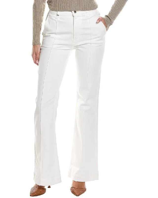 women's trendy pantsHugo Boss High-Rise Flare Jean