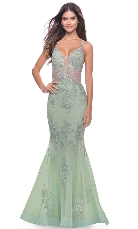 Formal Dress for Emmy AwardsLa Femme 31598 - Trumpet Gown