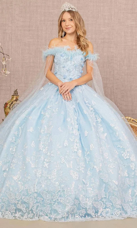 Formal Dress for Cultural FestivalsElizabeth K GL3166 - Butterfly Ballgown