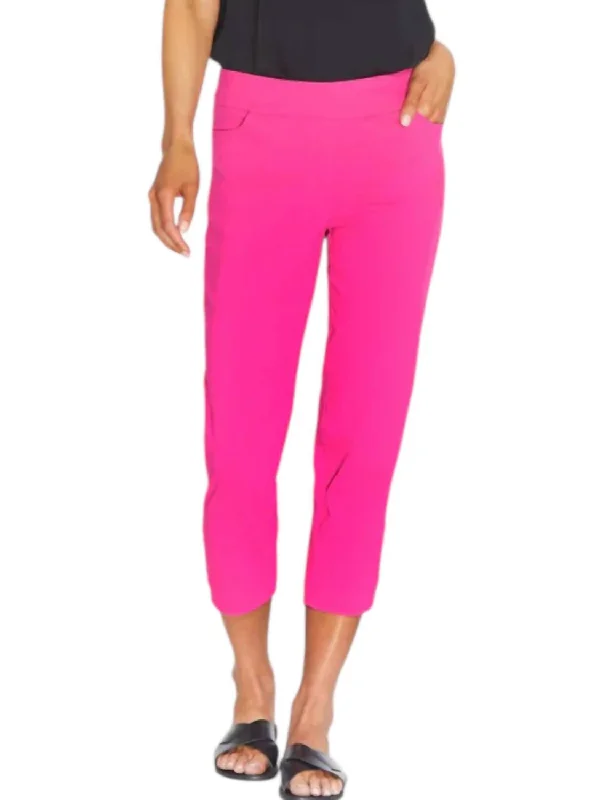 women's tactical pantsStack Them Up Pants In Fuchsia