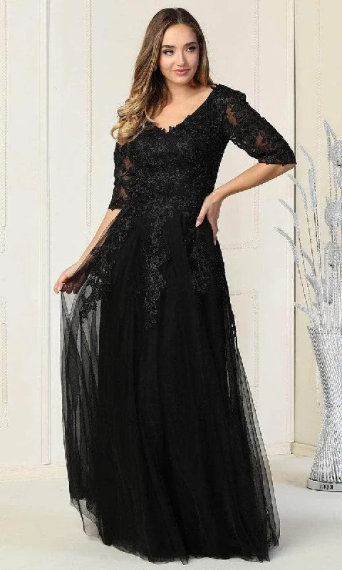 Formal Dress for Evening WeddingsMay Queen - Embroidered Gown MQ1859