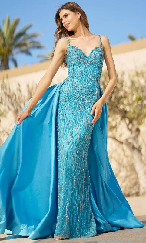 Formal Dress for Grammy AwardsSherri Hill 55935 - Beaded Long Gown