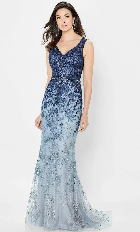 Formal Dress Shops in New YorkMontage by Mon Cheri 122903W - Ombre Sheath Formal Gown