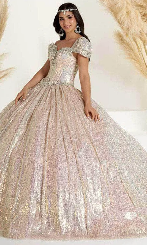 Formal Dress for PageantsFiesta Gowns 56450 - Iridescent Sequined Ballgown