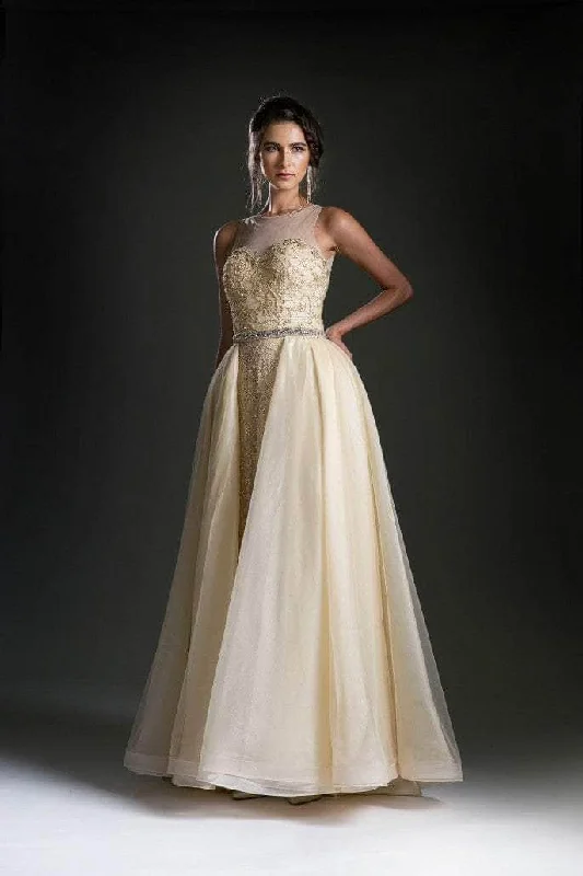 ELEGANT Formal Dress DesignsLadivine 5265 - Beaded Ball Gown