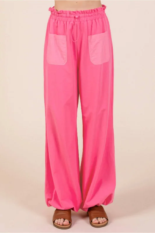 women's trendy pantsTime Will Tell Joggers In Pink