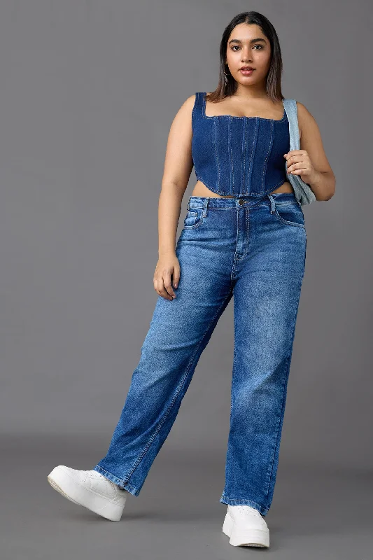 women's denim jeans for a casual FridayCurve Maytime Straight Jeans