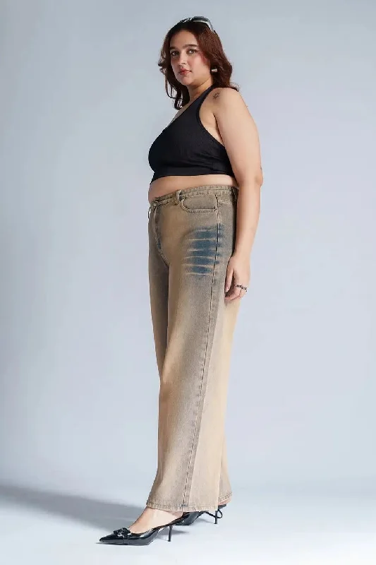 women's denim jeans for a night outDusty Dusk Curve Wide Leg Jeans