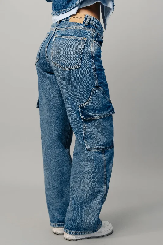 women's denim jeans for a chic appearanceFlap Play Cargo Jeans