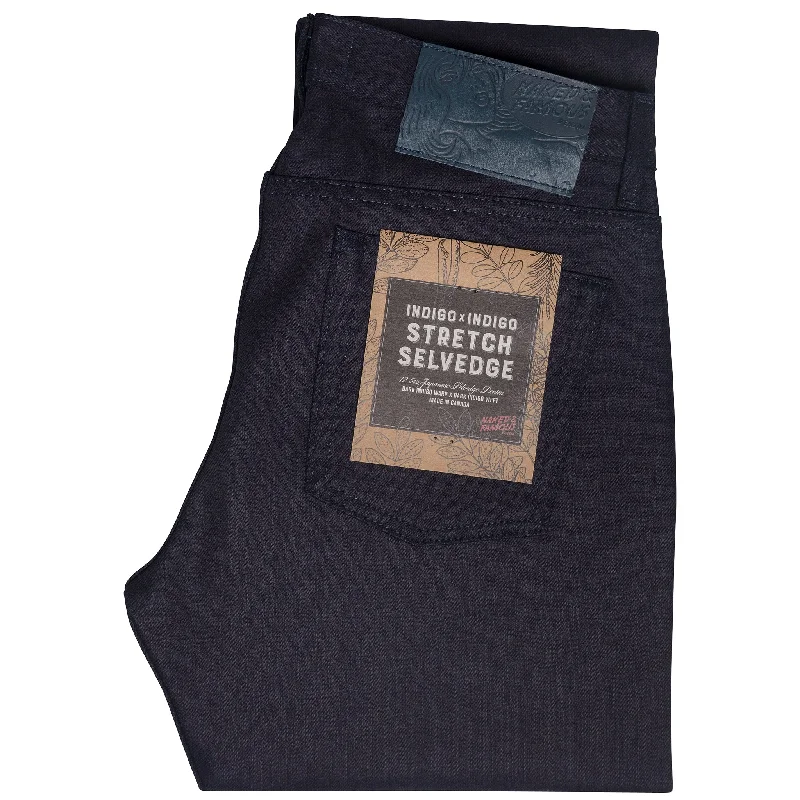 women's blue denim jeansWeird Guy - Indigo / Indigo Stretch Selvedge