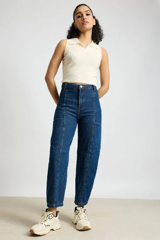 women's denim jeans for a day at the beachUrban Edge Baggy Jeans