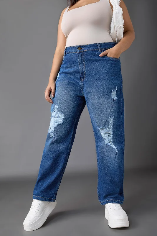 women's denim jeans for a casual FridayRetro Classic Curve Mom Jeans