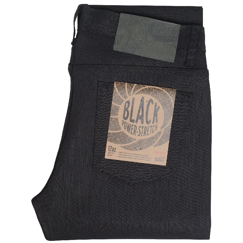 women's high-ankle denim jeansWeird Guy - Black Power Stretch