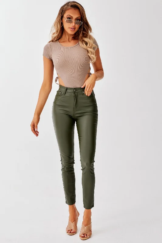 women's denim jeans with elastaneStriker Jeans - Forest Green