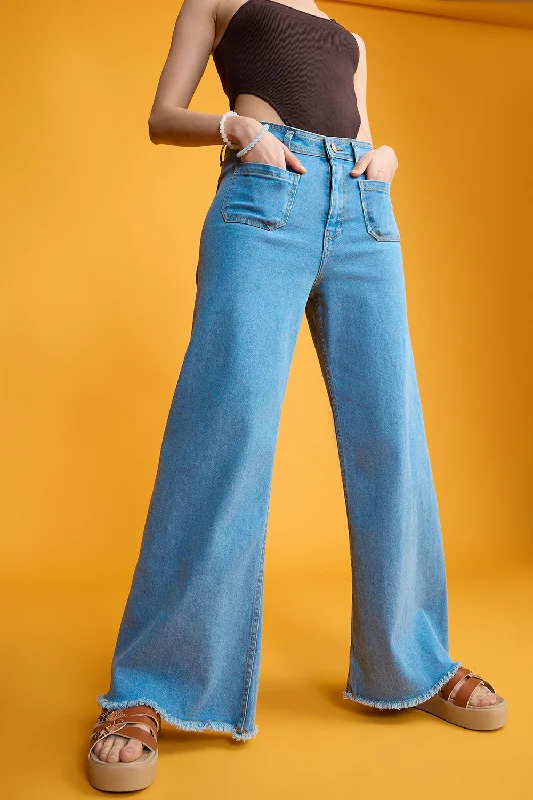 women's bootcut denim jeansMarine Fit Light Blue Denims