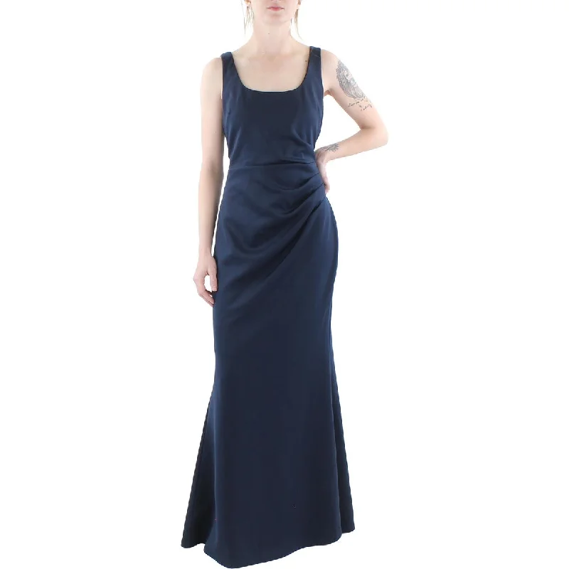 bold color party dressesWomens Knit Sleeveless Evening Dress