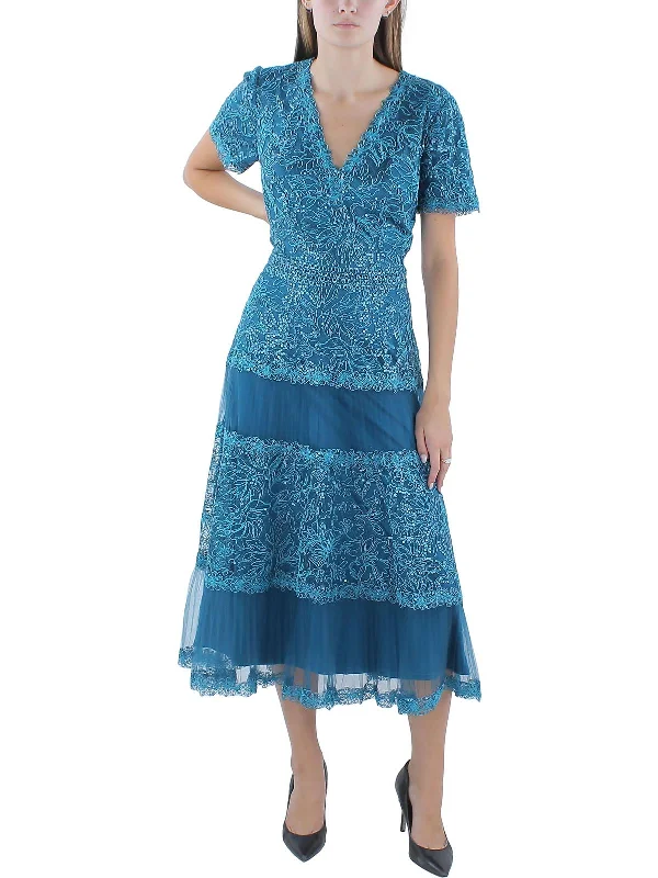 ruffle party dressesWomens Soutache Long Cocktail And Party Dress