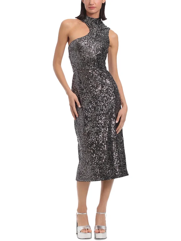 bachelorette party dressesWomens Sequined Polyester Cocktail And Party Dress