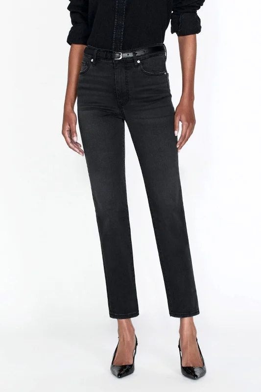 women's denim jeans for curvy womenLe Sleek Straight Jeans