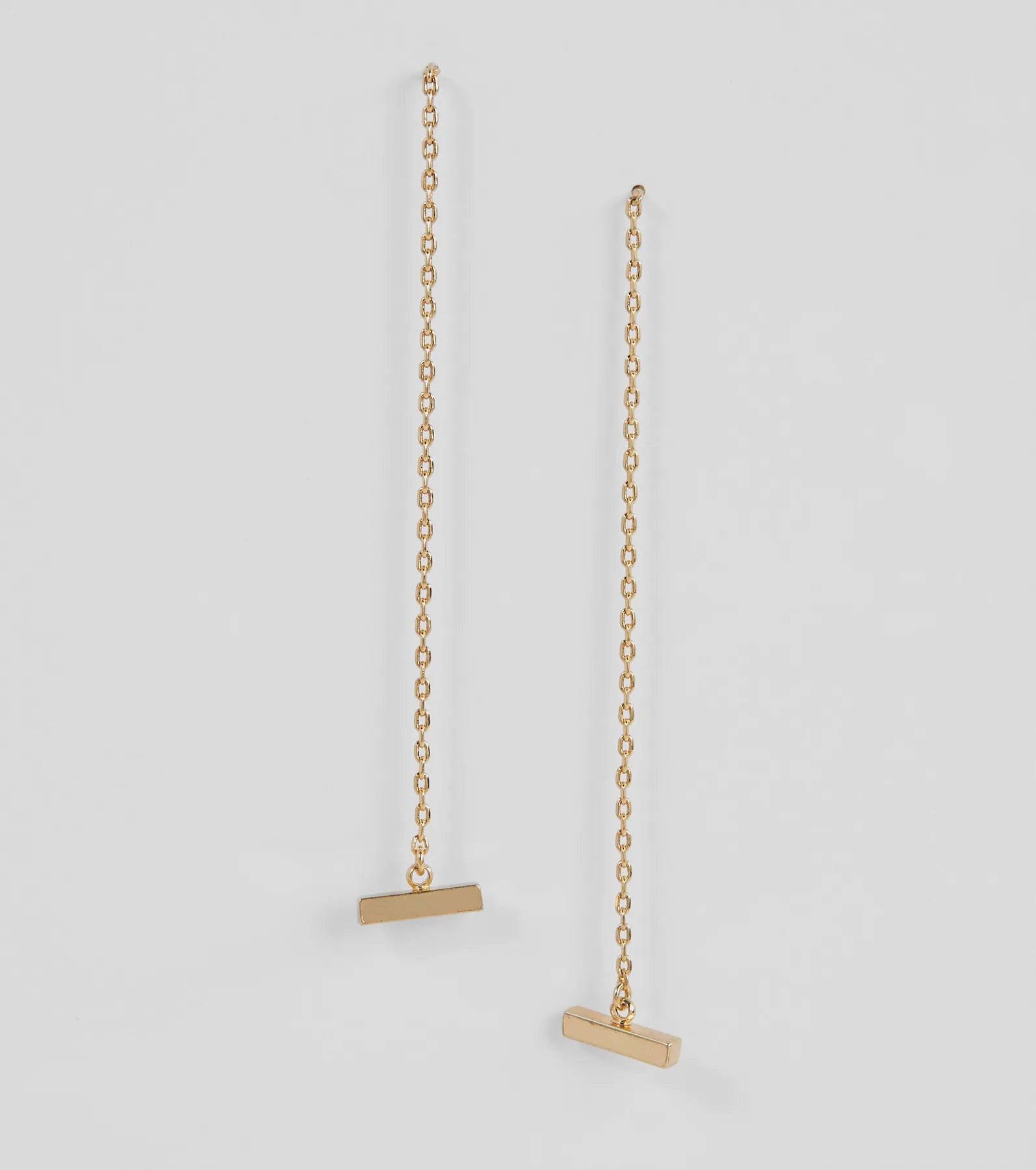 designer Mimi dresses under $100Chic Minimalist 14K Gold Plated Threader Earrings