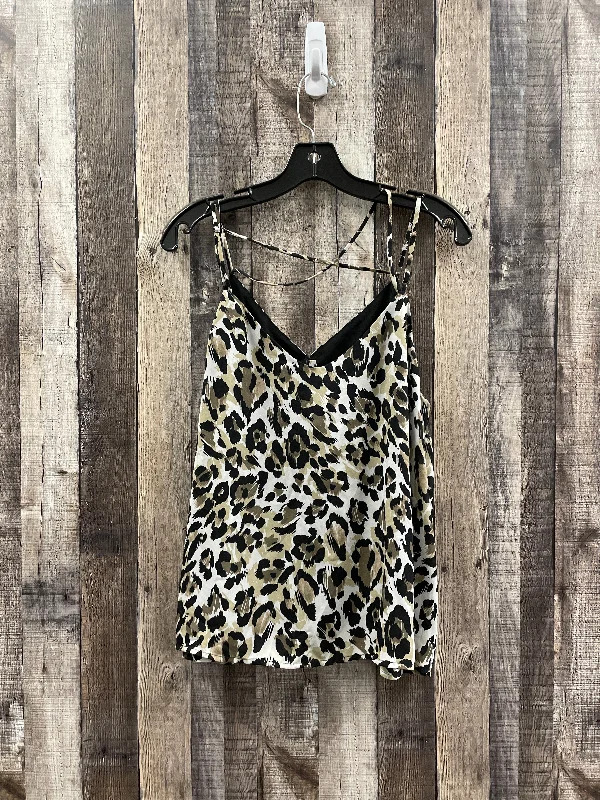 women's tops for those who value both quality and affordabilityAnimal Print Top Sleeveless Charming Charlie, Size Xl